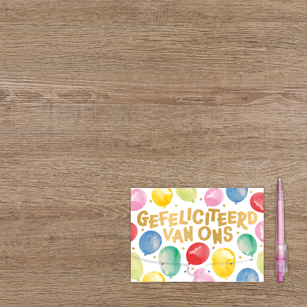 Gefeliciteerd van ons
