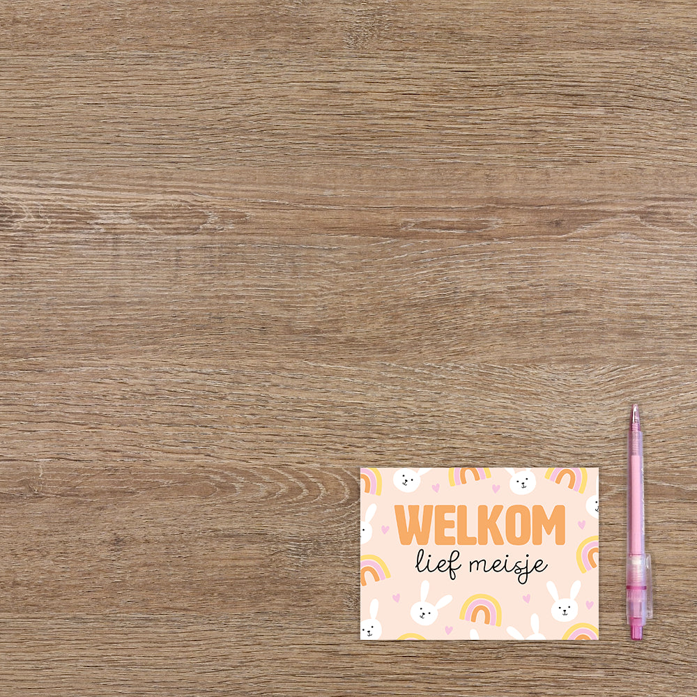 Welkom lief meisje