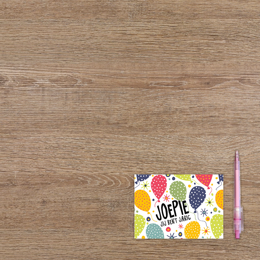 Joepie jij bent jarig