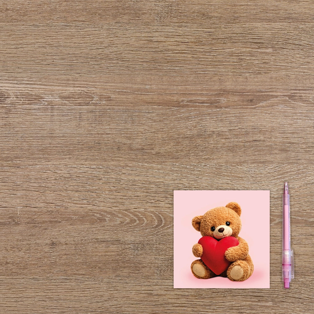Teddybeer met hartje