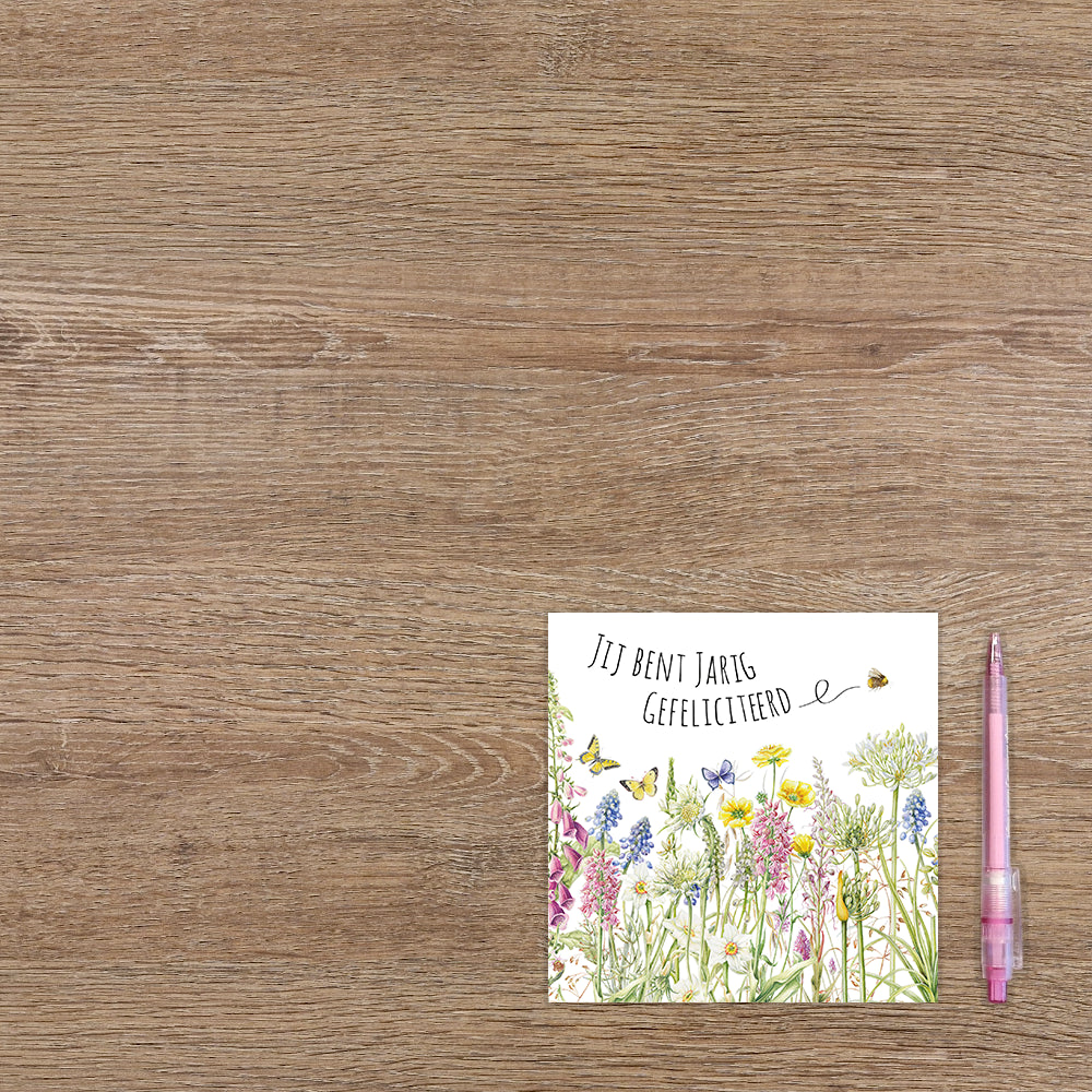 Jij bent jarig gefeliciteerd