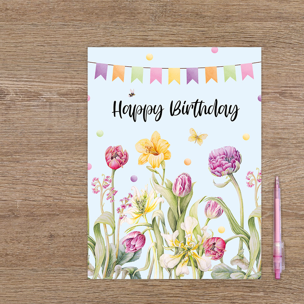 XL kaart - Happy birthday