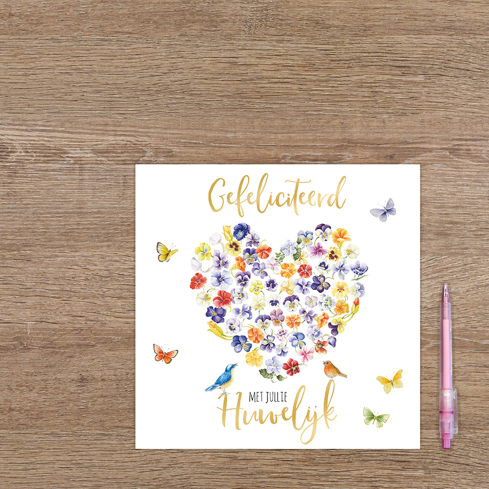 XL kaart - Gefeliciteerd
