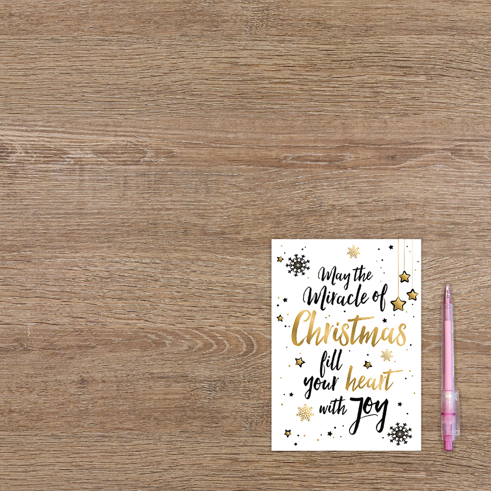 May the miracle of christmas