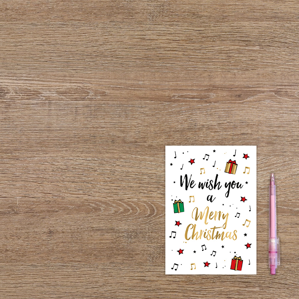 We wish you a merry christmas