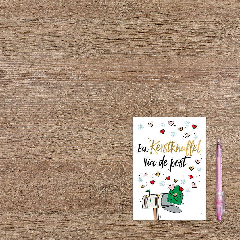 Een kerstknuffel via de post