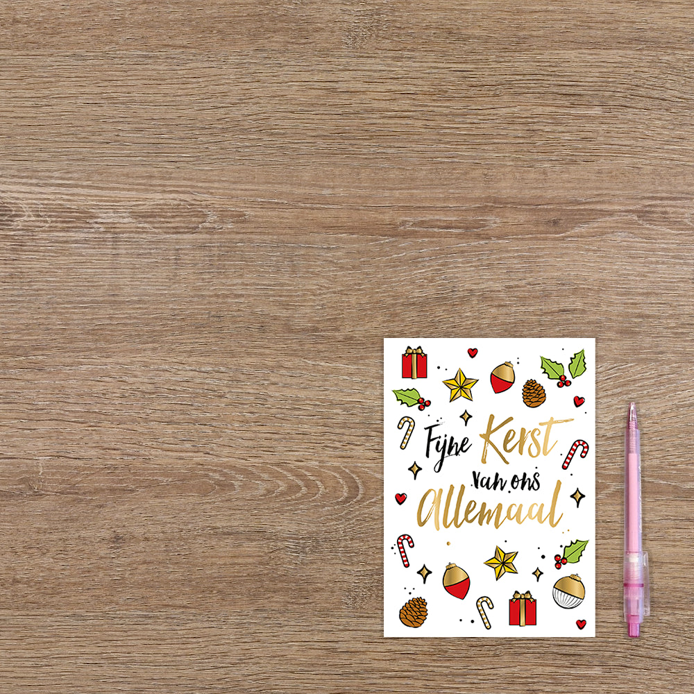 Fijne kerst van ons allemaal