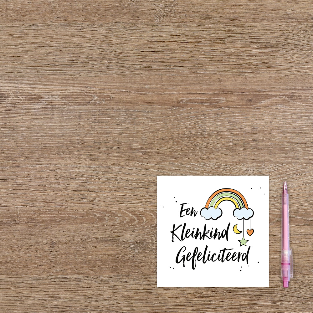 Een kleinkind gefeliciteerd