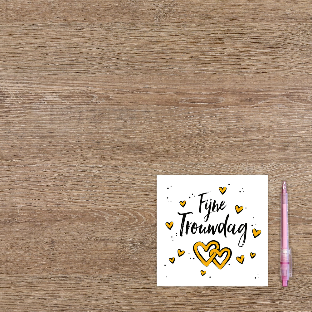 Fijne trouwdag