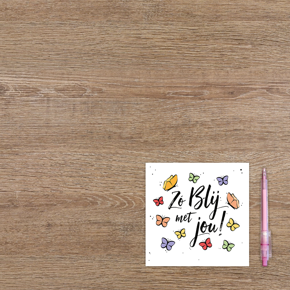 Zo blij met jou