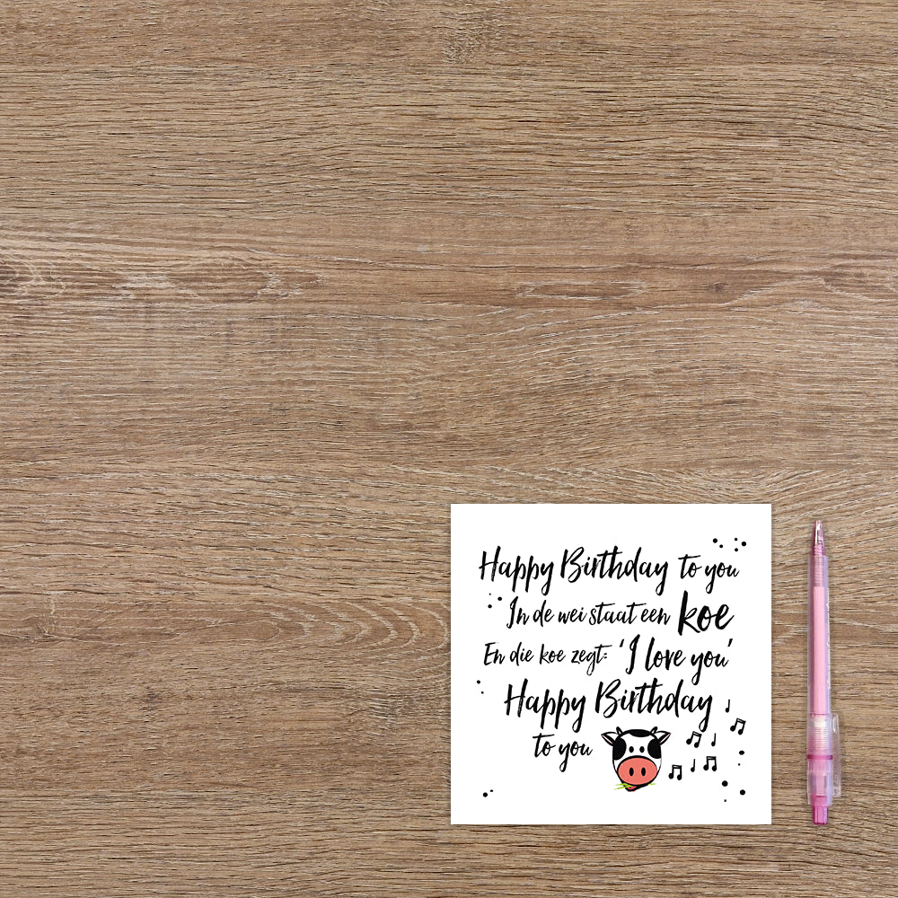 Happy birthday to you