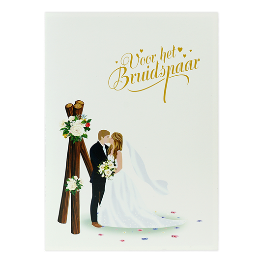 Voor het bruidspaar