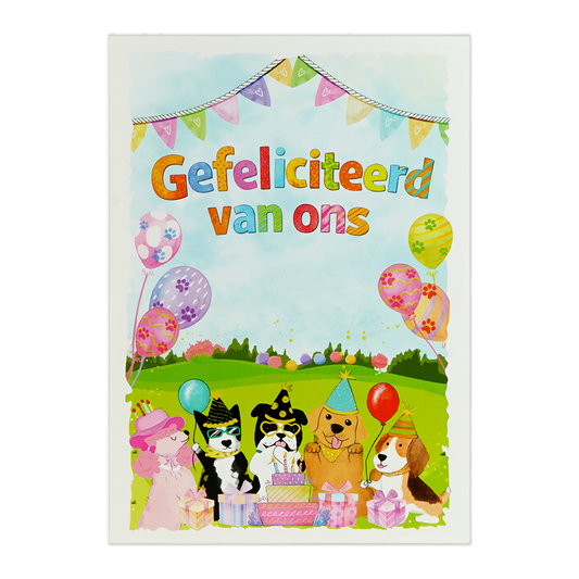 Gefeliciteerd van ons