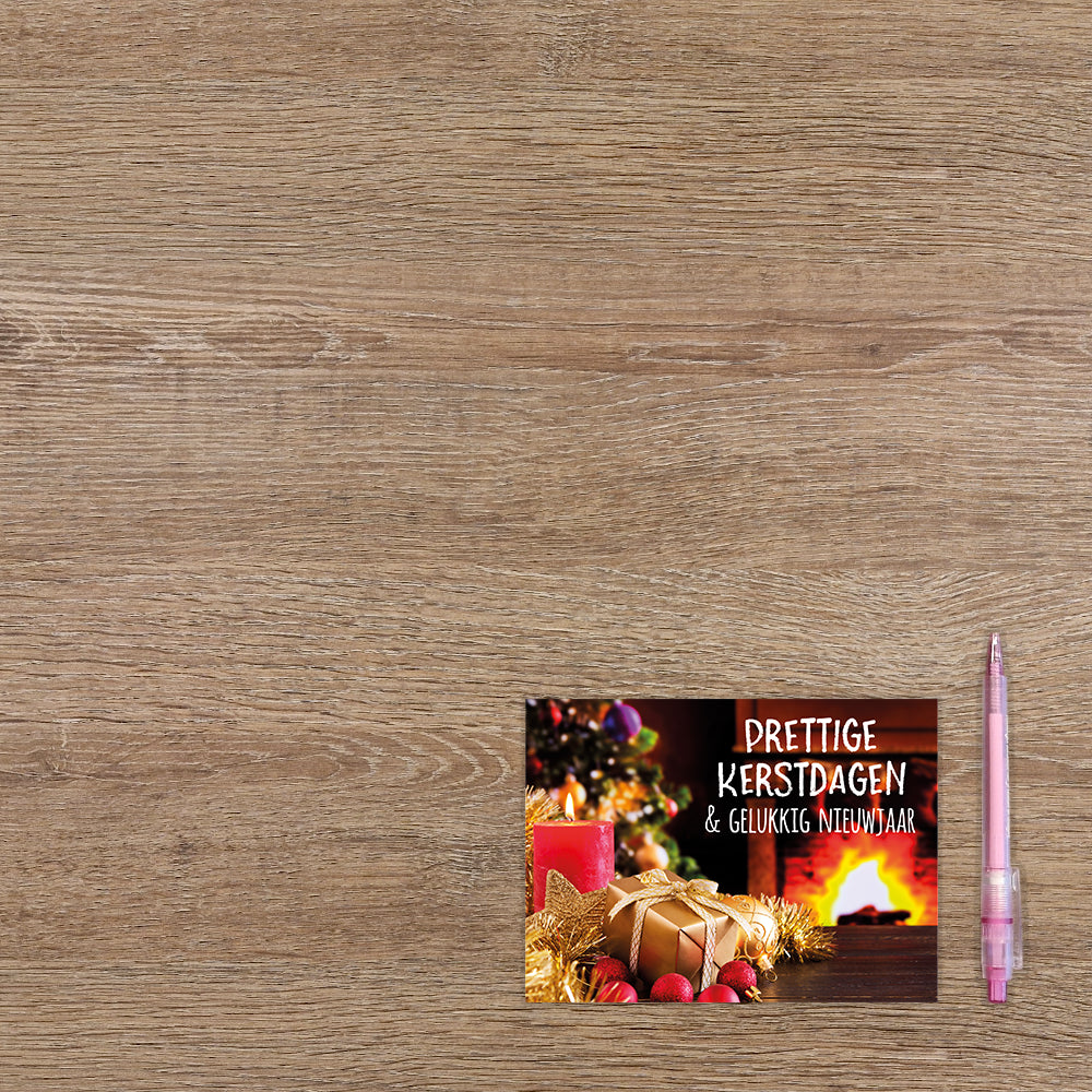 Prettige kerstdagen & gelukkig nieuwjaar - 8 stuks