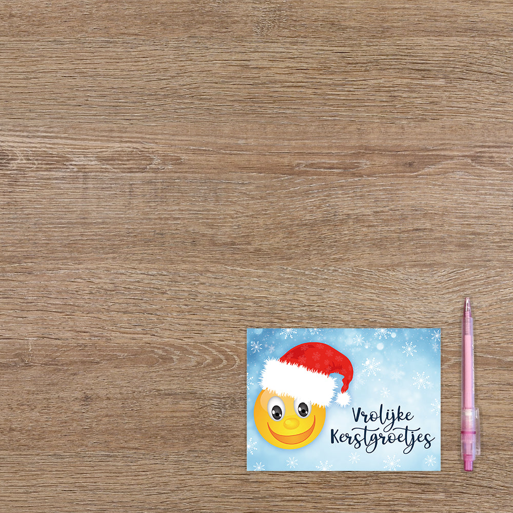 Vrolijke kerstgroetjes - 8 stuks