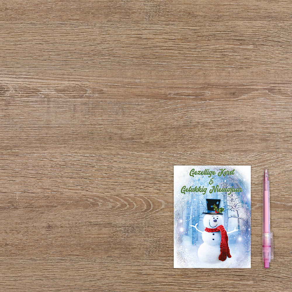 Gezellige kerst & gelukkig nieuwjaar - 8 stuks