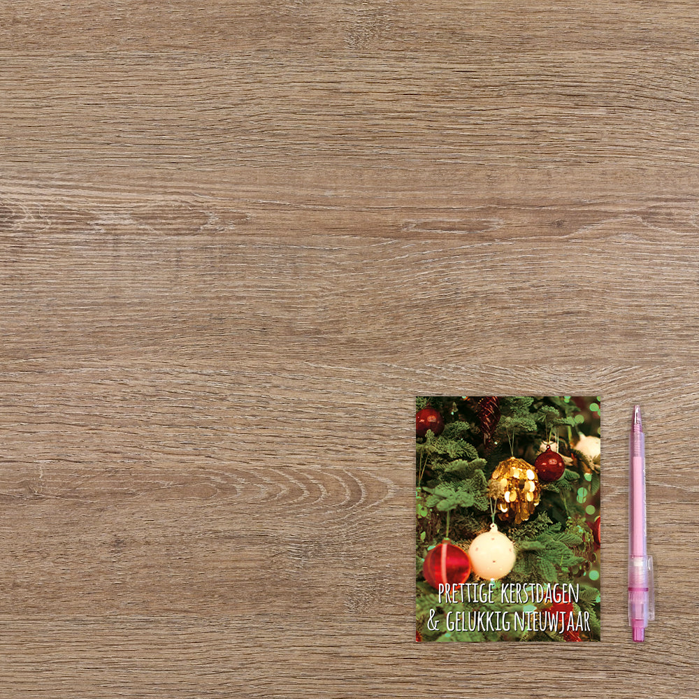 Prettige kerstdagen & gelukkig nieuwjaar - 8 stuks