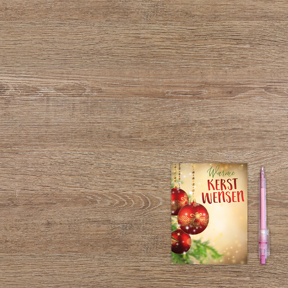 Warme kerstwensen - 8 stuks