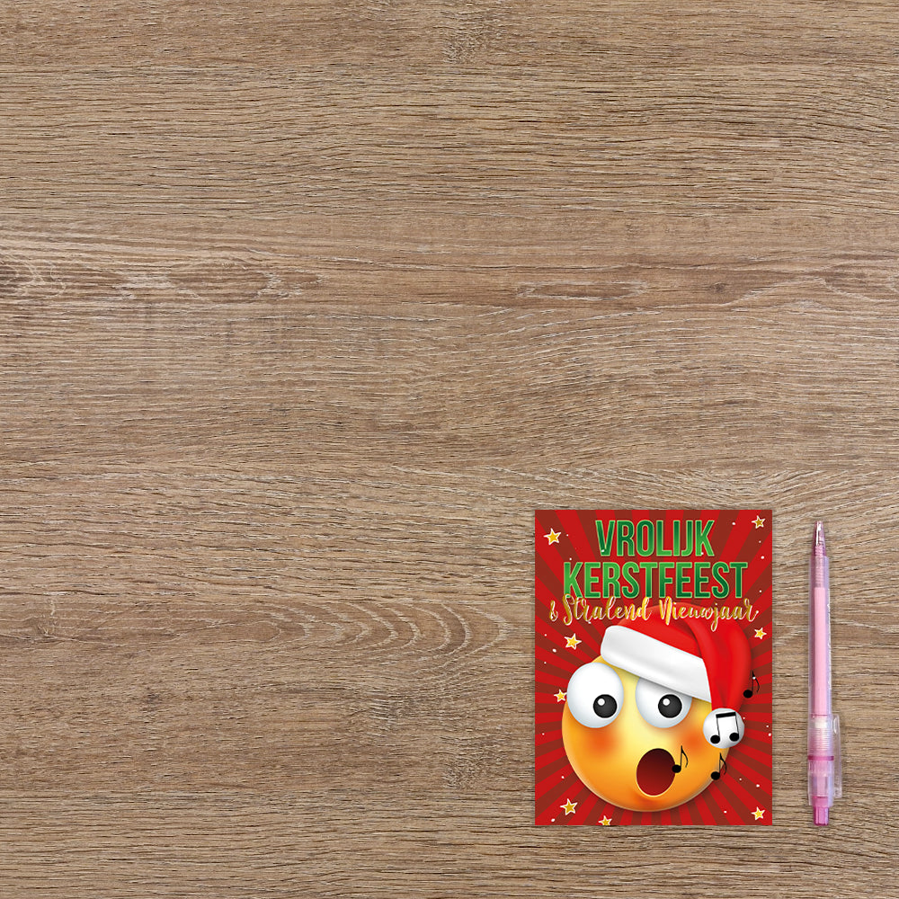 Fijne kerst & gelukkig nieuwjaar - 8 stuks