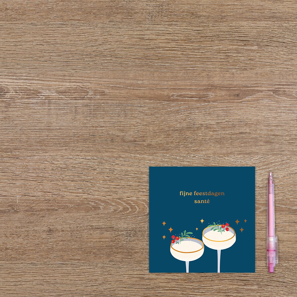 Fijne feestdagen santé