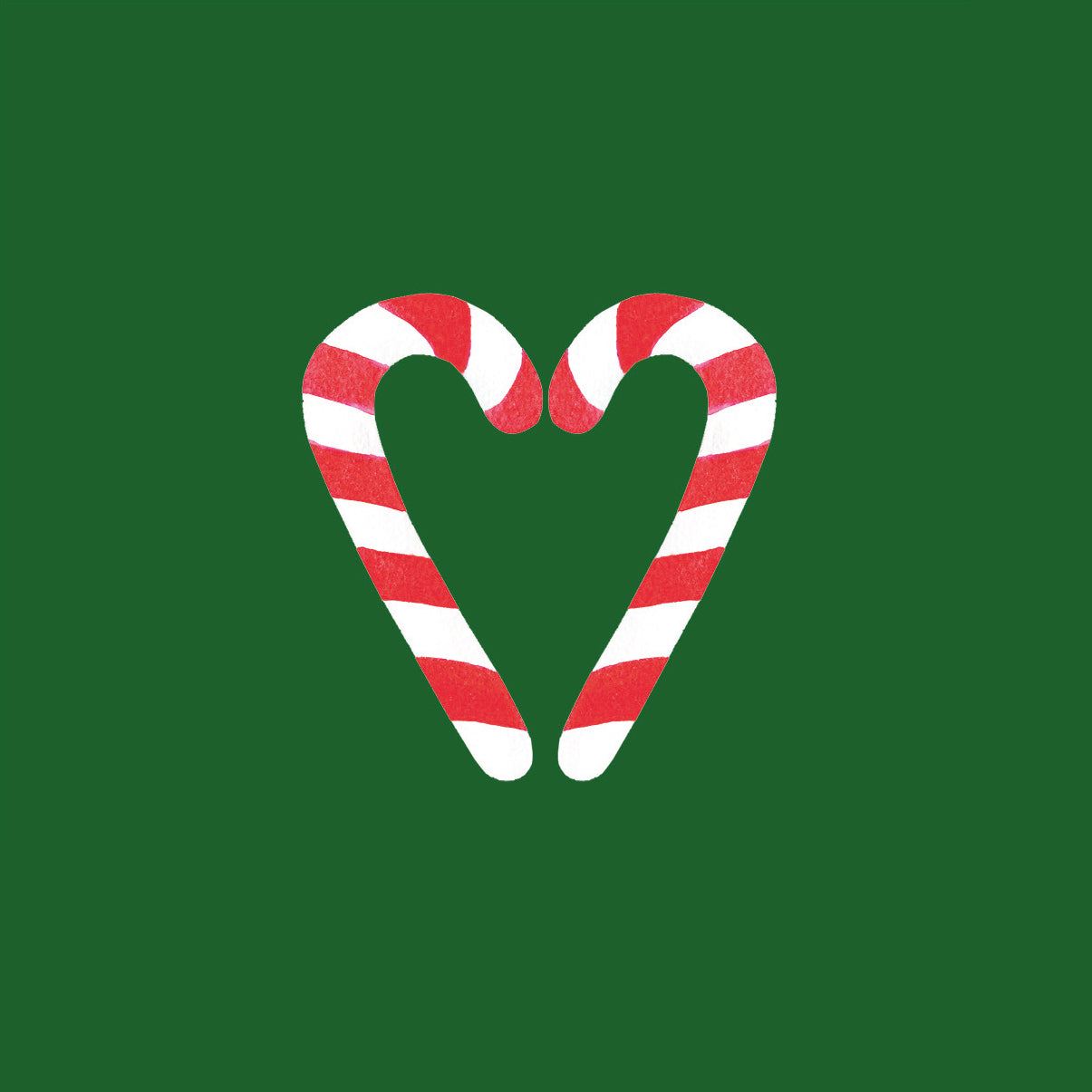 Candy canes hart