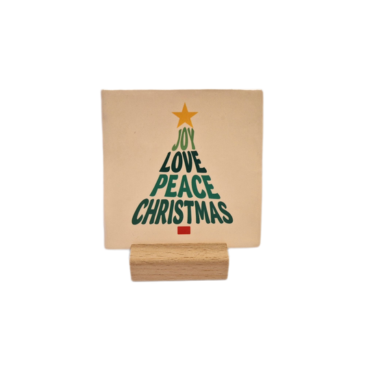 Joy love peace christmas