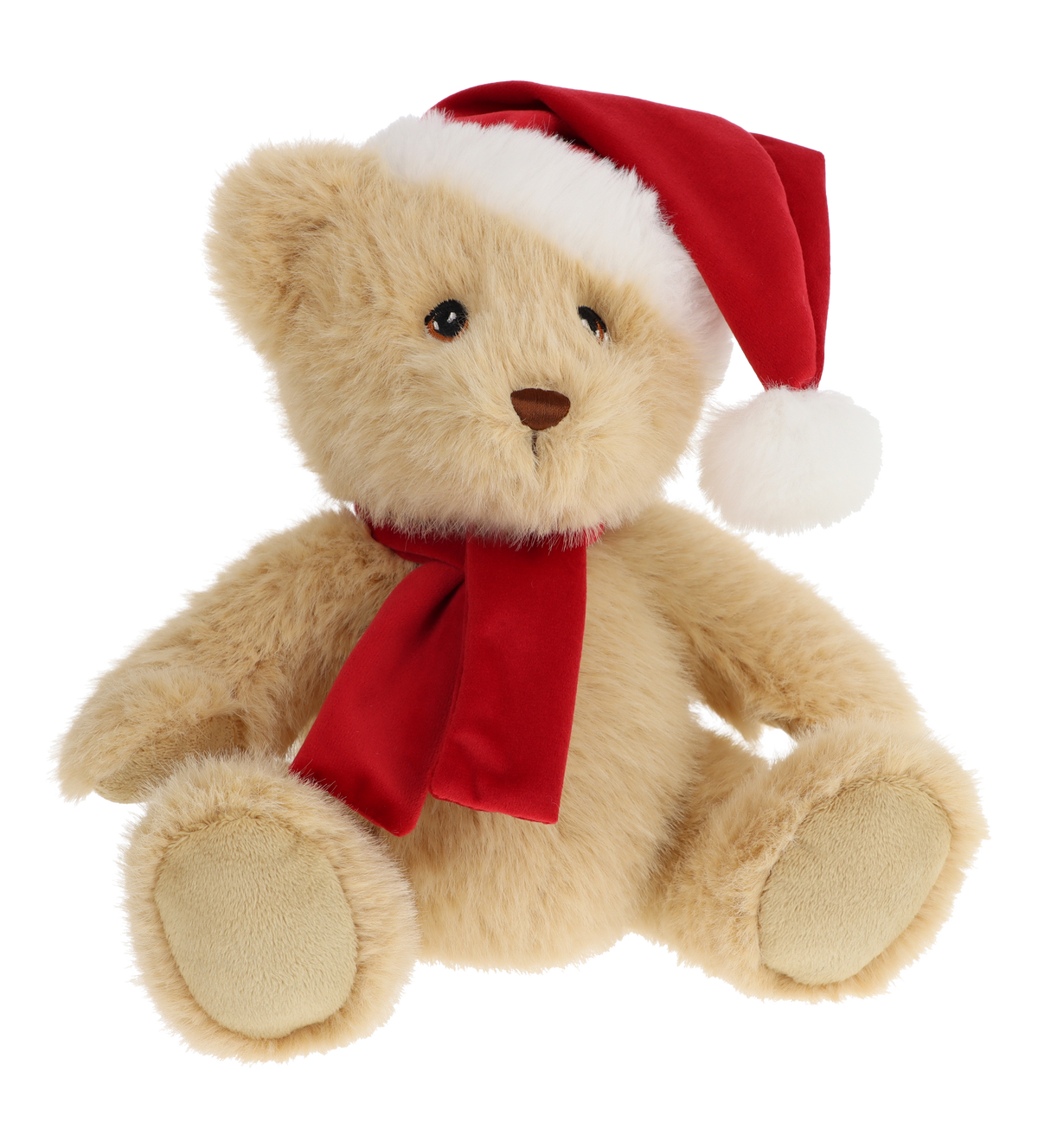 Kerstbeertje knuffel - - Snelwenskaart