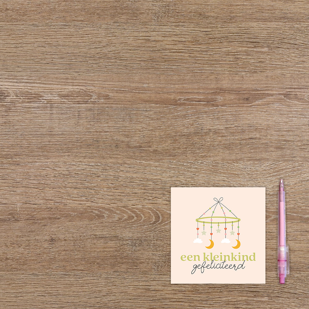 Een kleinkind gefeliciteerd