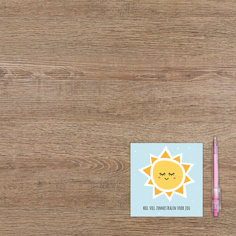 Heel veel zonnestralen