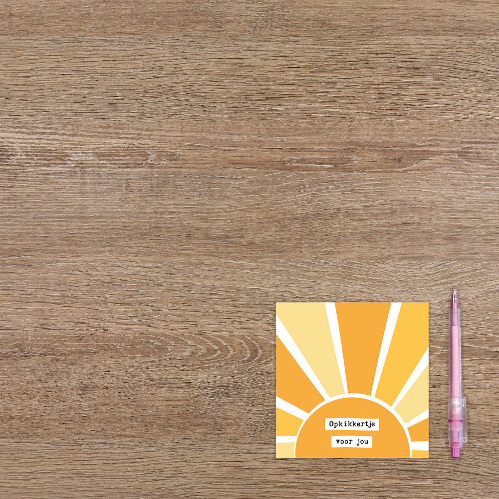 Opkikkertje voor jou