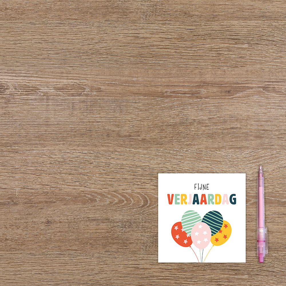 Fijne verjaardag