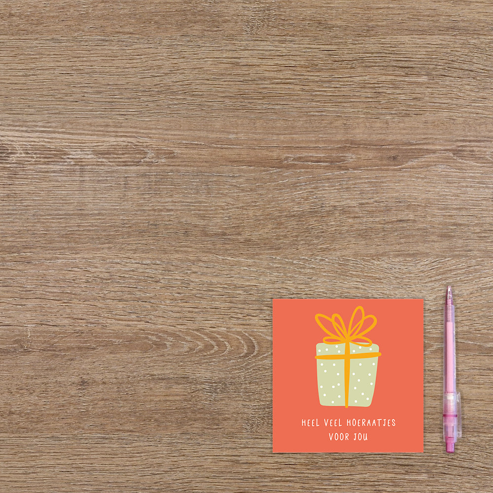 Heel veel hoeraatjes