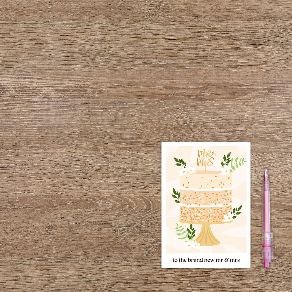 To the brand new mr & mrs