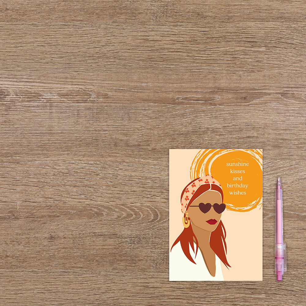 Sunshine kisses and birthday wishes