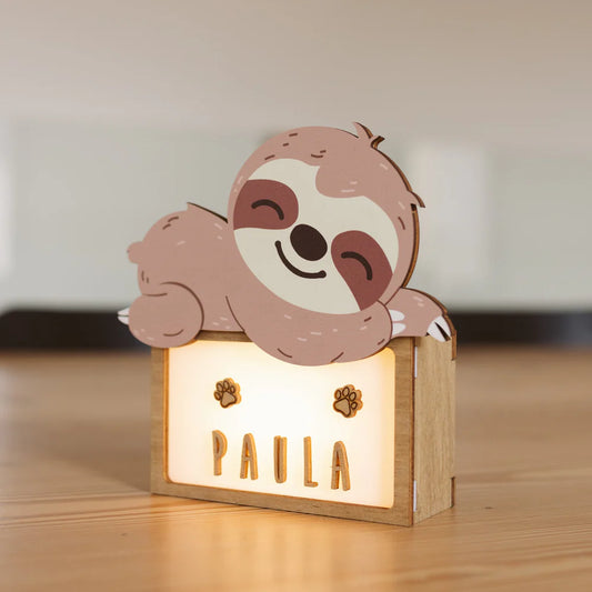Luiaard lamp
