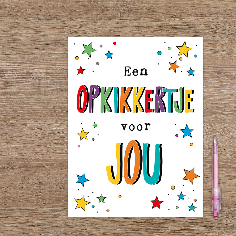 XL kaart - Een opkikkertje voor jou