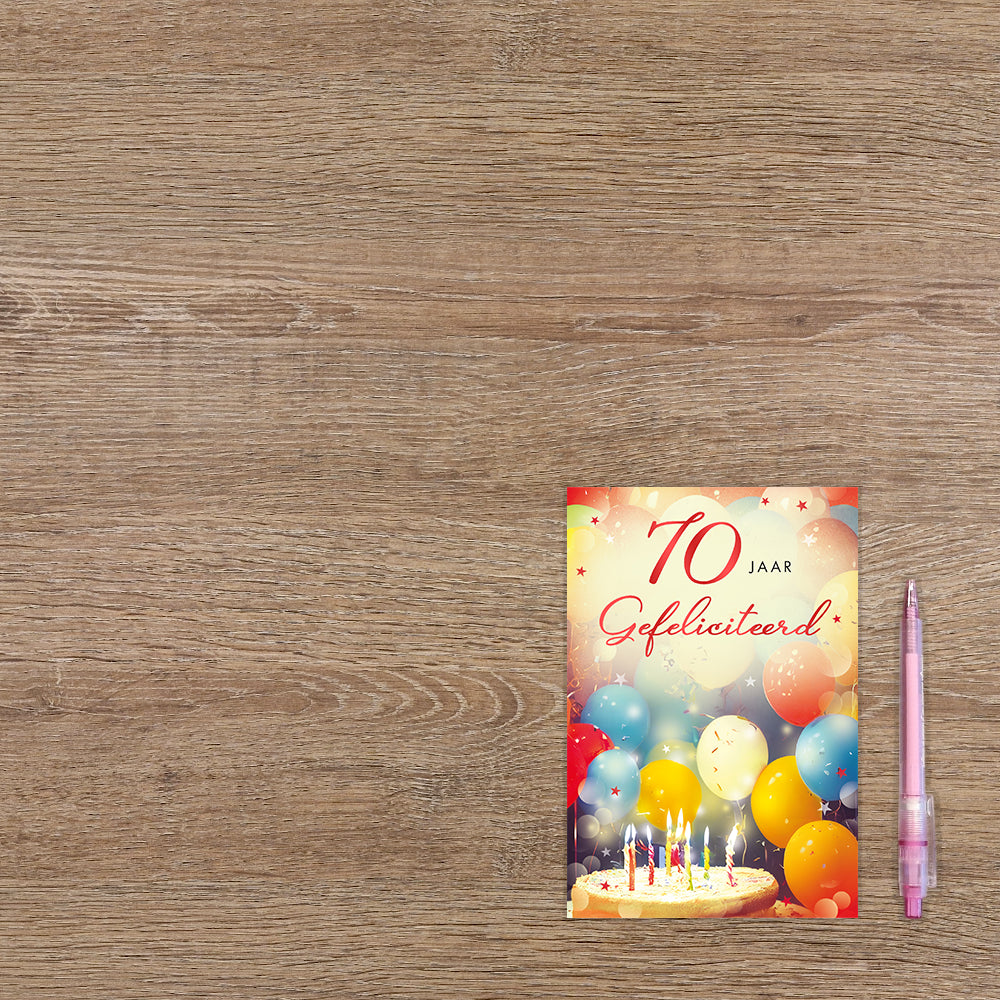 70 jaar gefeliciteerd