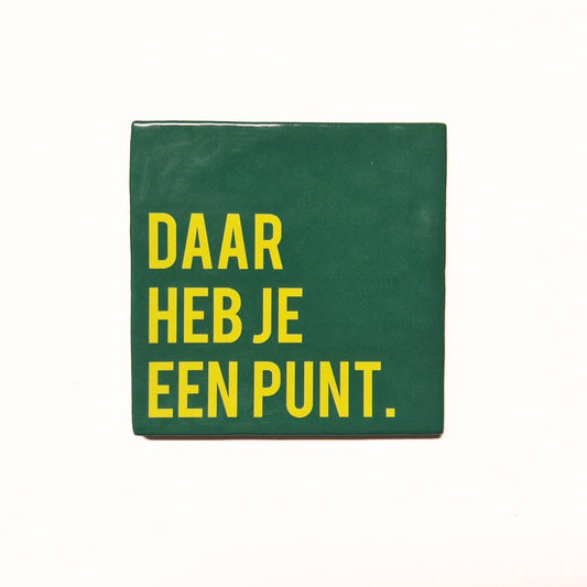 Daar heb je een punt