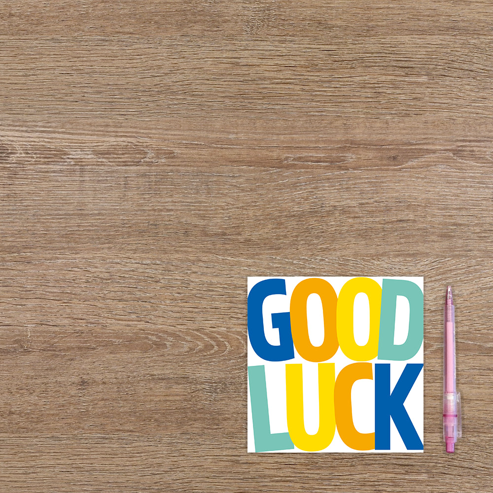 Good luck