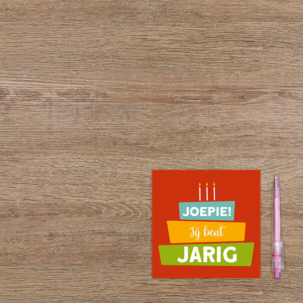 Joepie! Jij bent jarig