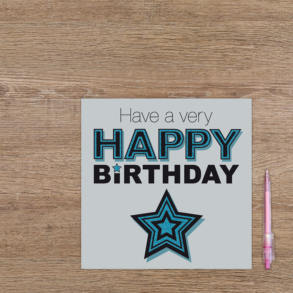 XL kaart - Have a very happy birthday