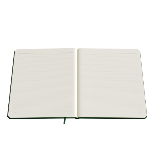 Notitieboek rood - lijnen