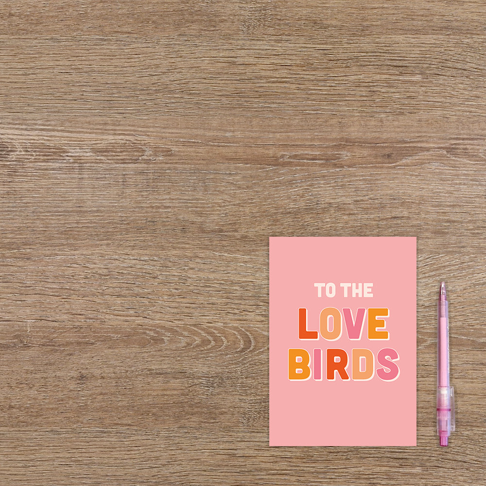 To the love birds