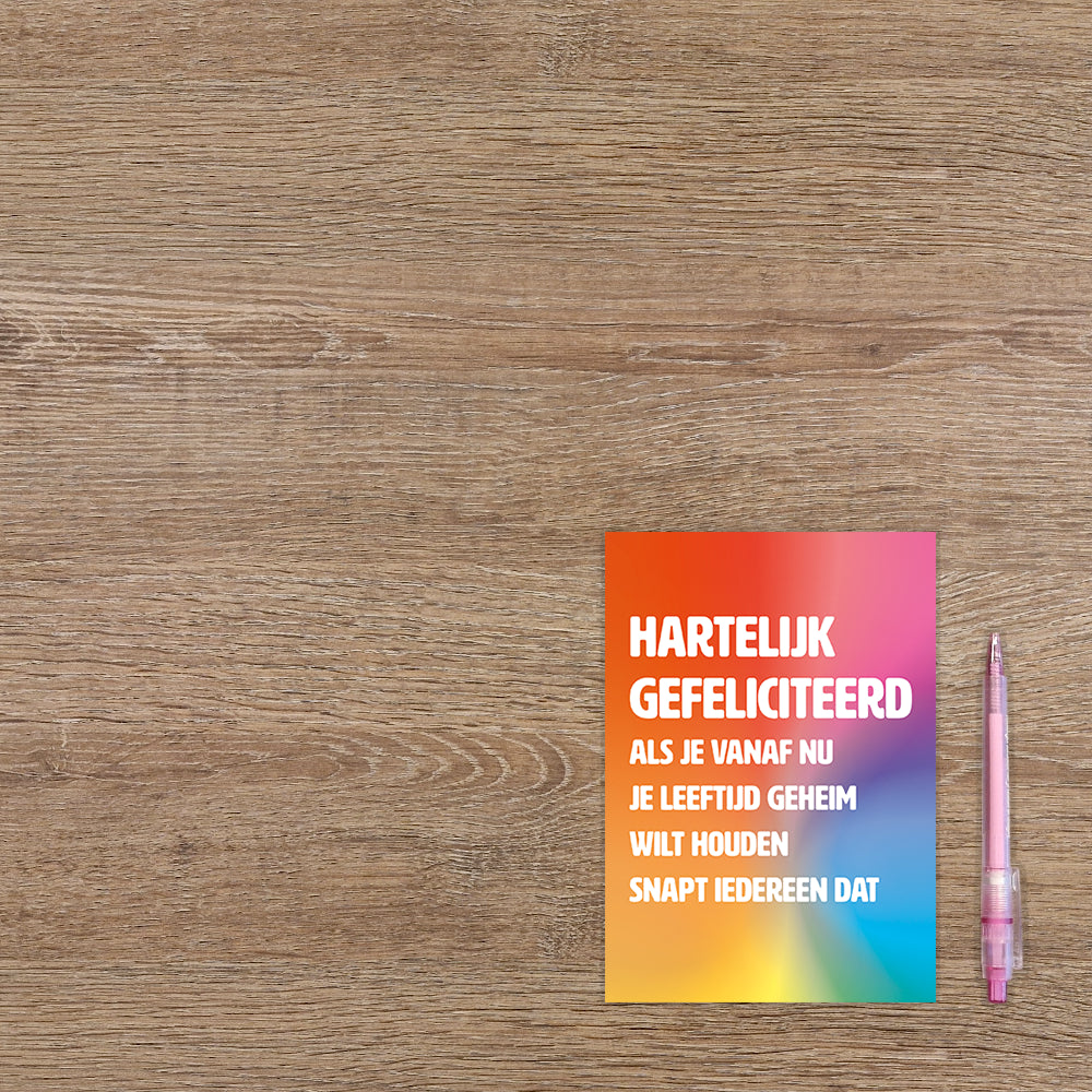 Hartelijk gefeliciteerd