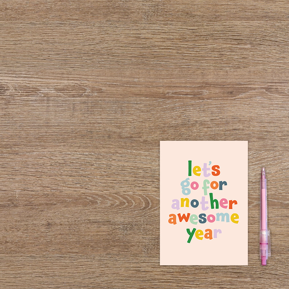 Let's go for anoter awesome year