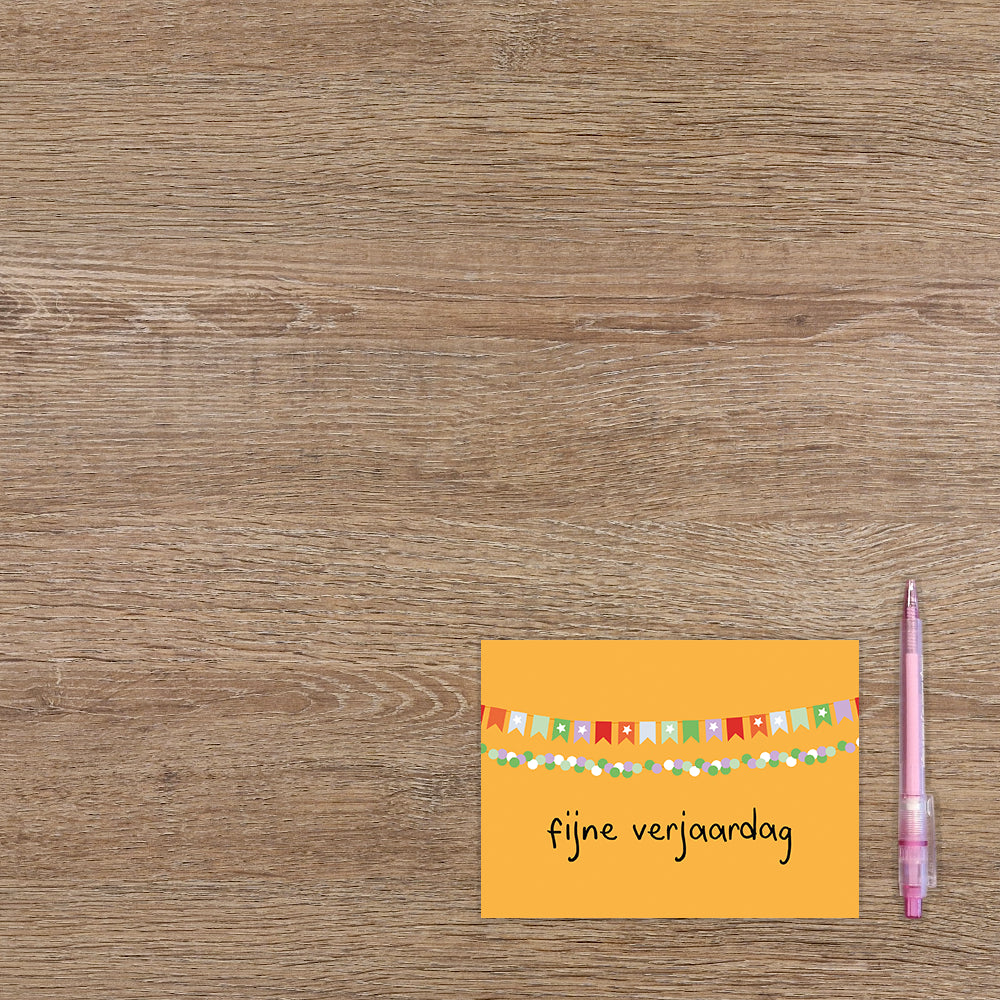 Postcard Fijne verjaardag - 10 stuks