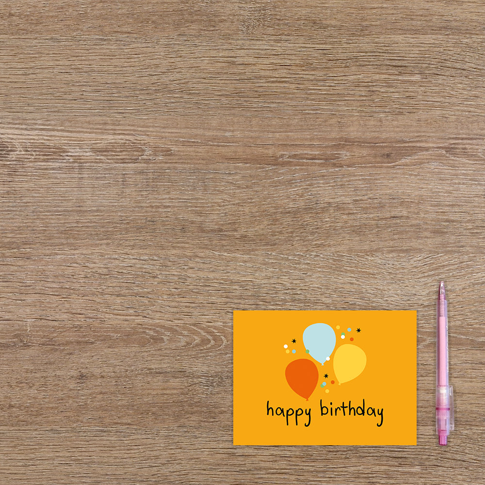 Postcard Happy birthday - 10 stuks