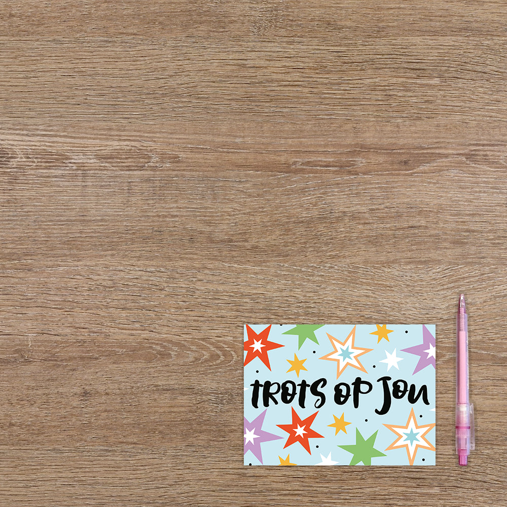 Postcard Trots op jou - 10 stuks