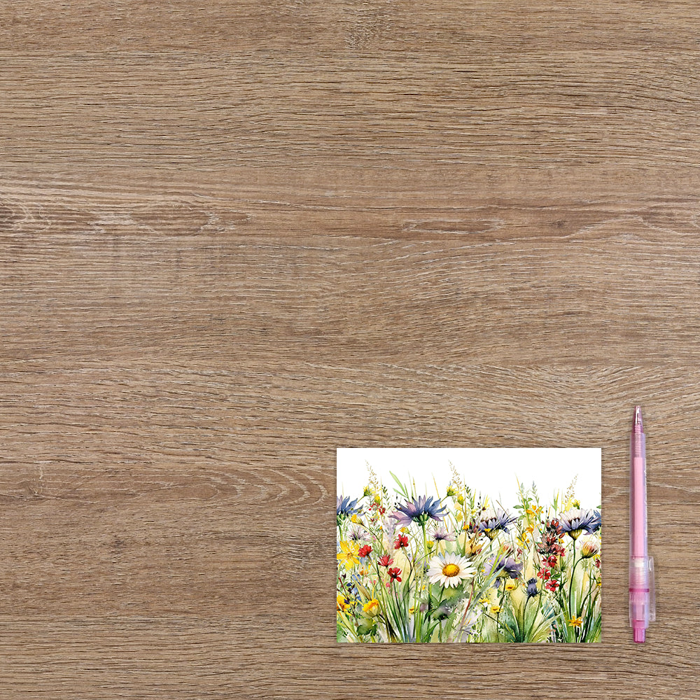 Postcard Bloemenveld - 10 stuks