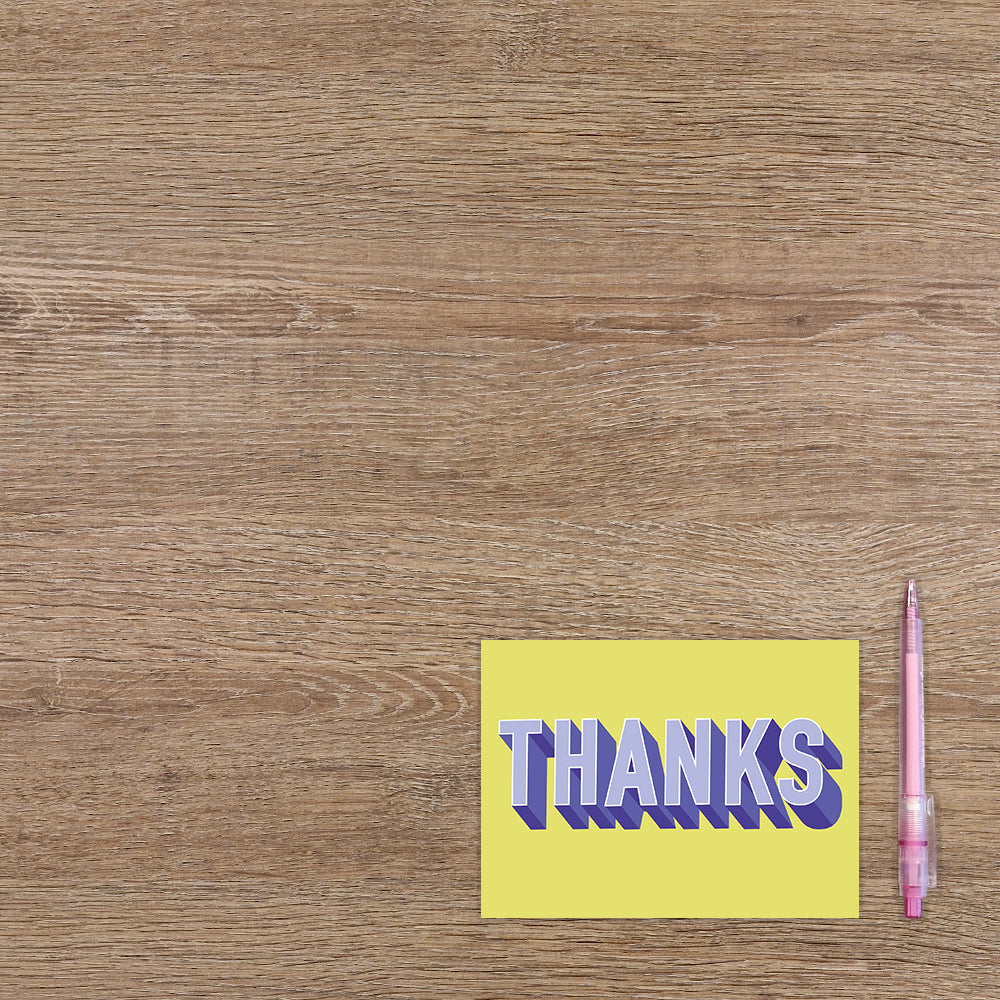 Postcard Thanks - 10 stuks